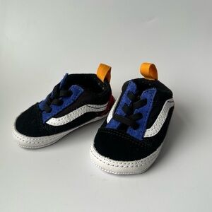 Kids Black and Blue Casual Sneakers
